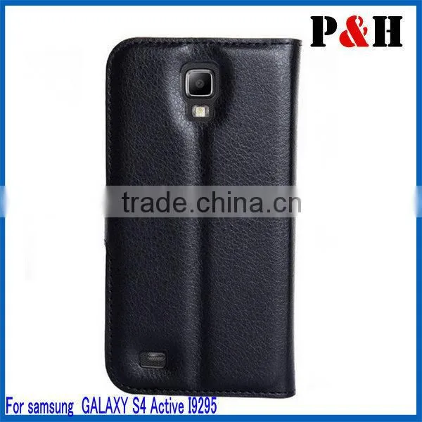 Top-grade wearproof leather case for samsung s4,Newest eco-friendly design for samsung galaxy s4 mini case