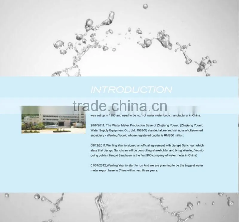 Different Kinds of Volumetric Rotary Piston Water Meter