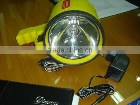 Promotional H3+8LED 2 in 1 rechargeable spotlight with special color