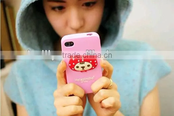 Candy Colorful Cat Design Silicone Case for Phone