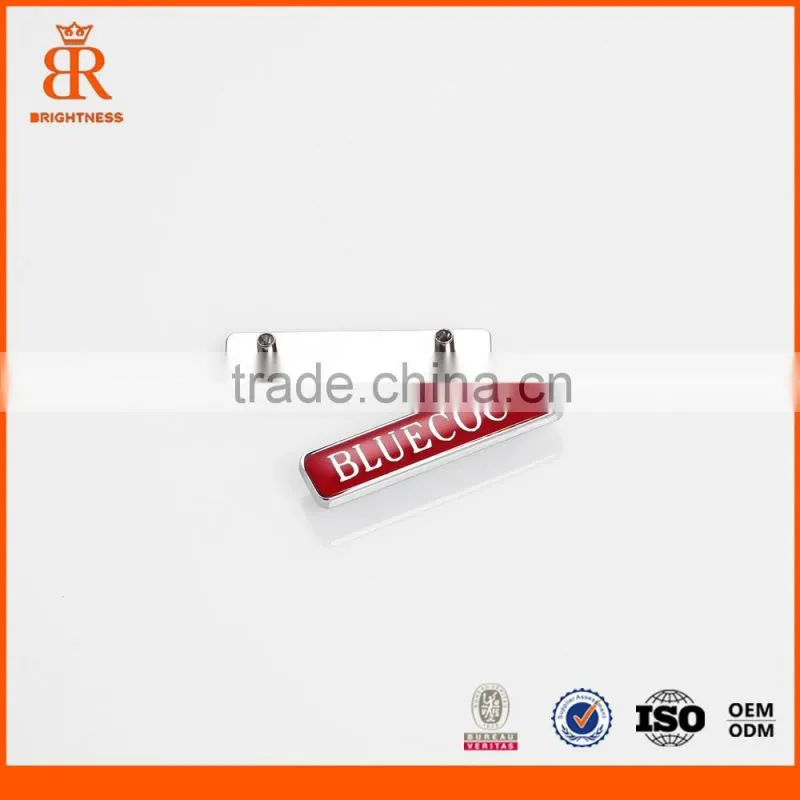 Metal,Aluminum Material And Custom Sticker Usage Small Metal Logo