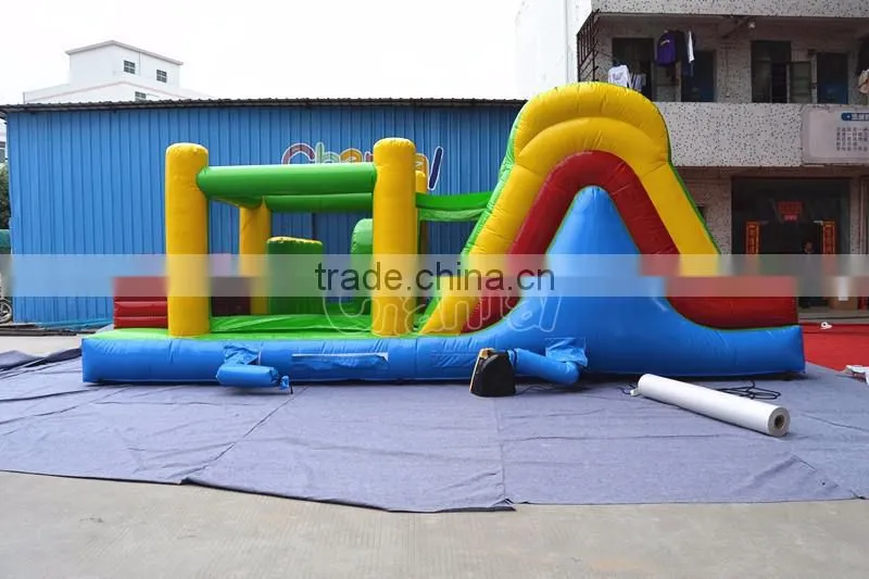 inflatable jumping bouncer obstacle course