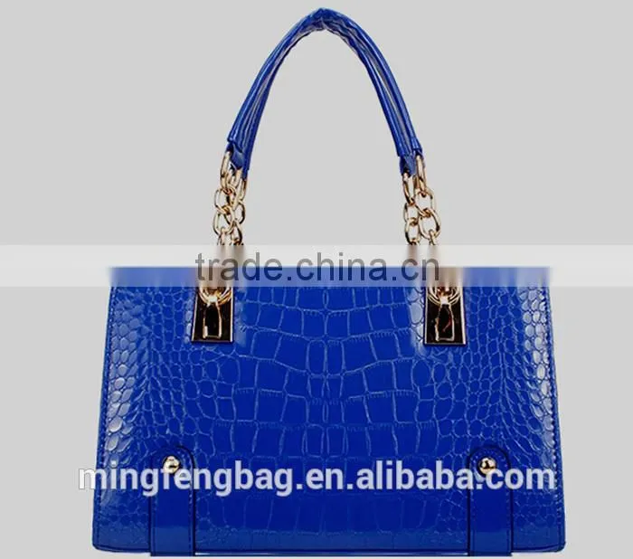 2015 New Fashionable Single Shoulder Cross Strap and Tote PU Woman Bag