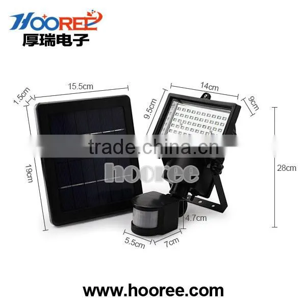 Newest!!! outdoor lighting SL-60 solar light /led motion sensor light for stairs /solar garden led light