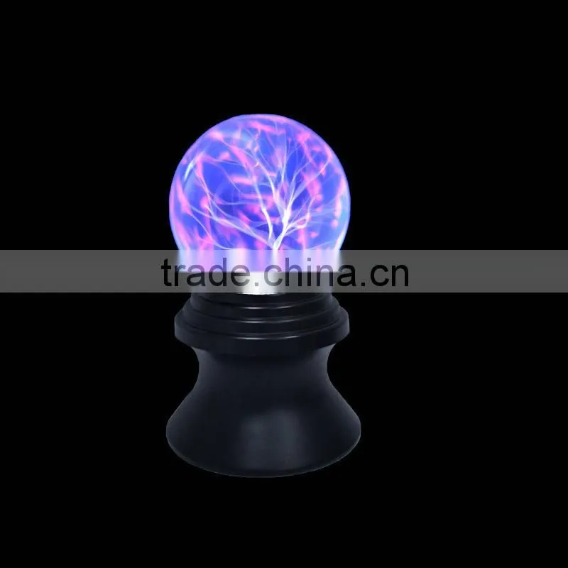 6 inch with peace symbol high quality plasma ball cheap party lights
