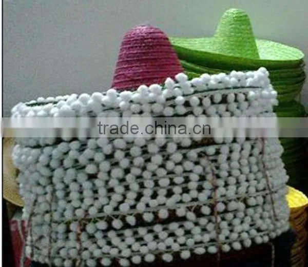 New Design Custom Sombrero Straw Hat For Sale
