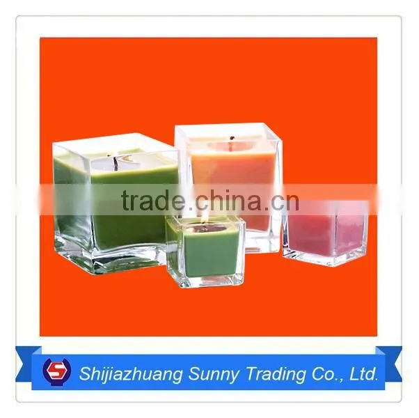 Square Shape White Candle