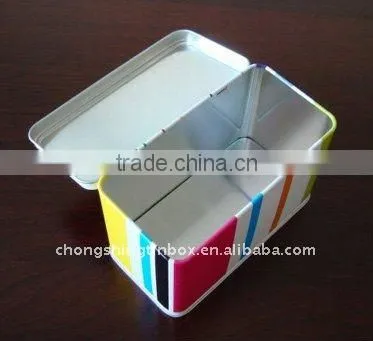 Empty coffee tin box, coffee packing box