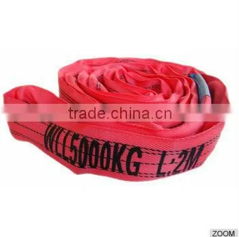 soft round sling polyester round lifting sling loading belt