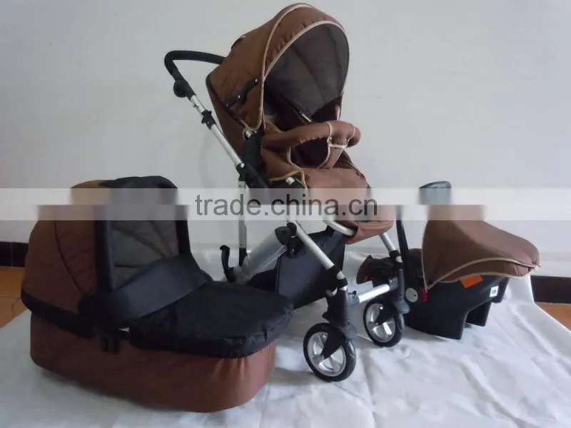 2015 travlling stroller 3 in 1 wtih big carrycto and carseat fit for your baby travelling,pass en1888 cert wtih 3 position seat