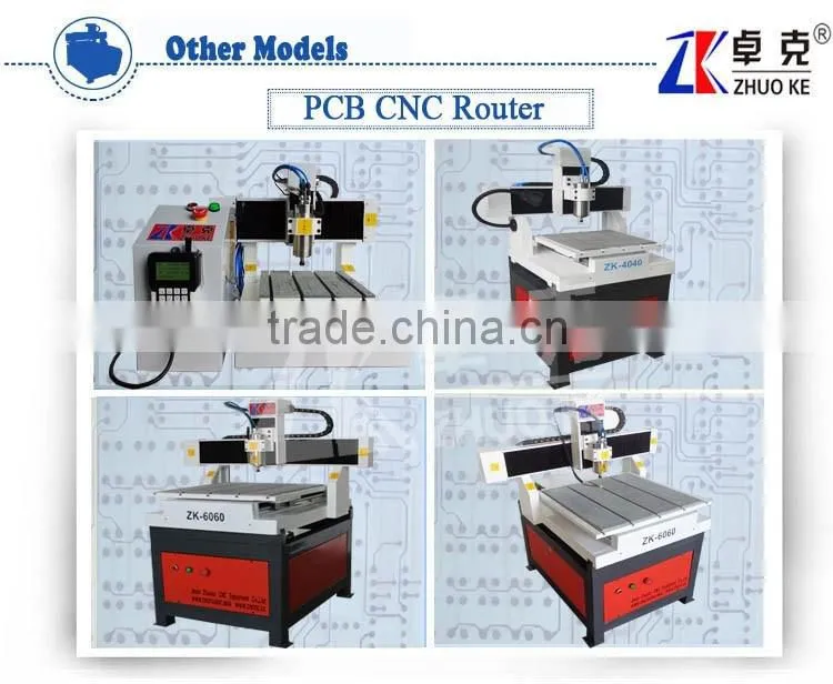 4040 PCB Engraving&Cutting Machine With 1.5KW Water Cooling Spindle From Jinan Zhuoke