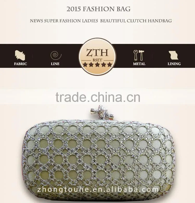 Wholesale elegant skeleton design clutch box