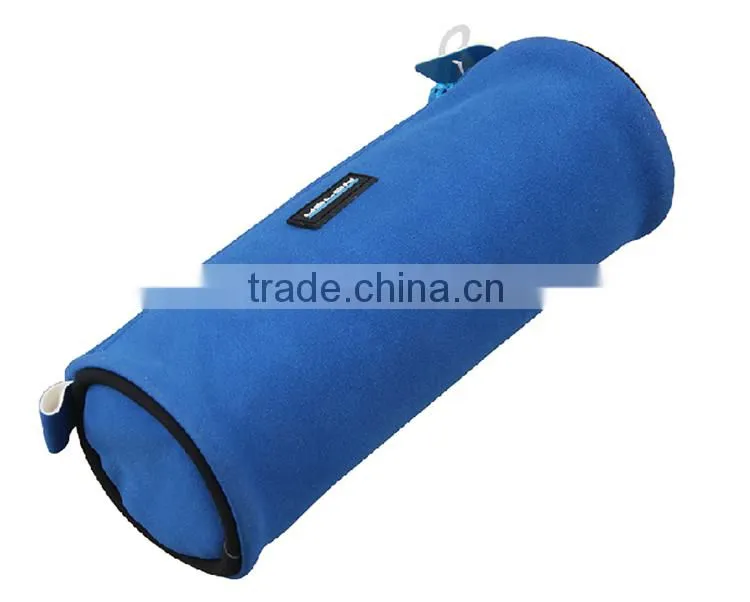 Hot Sell Plush Pen Bag,Cylinder Pencil Pouch,Cylindrical Pouch