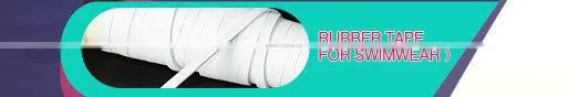 High quality latex rubber elastic for swimwear, latex rubber thread, latex thread
