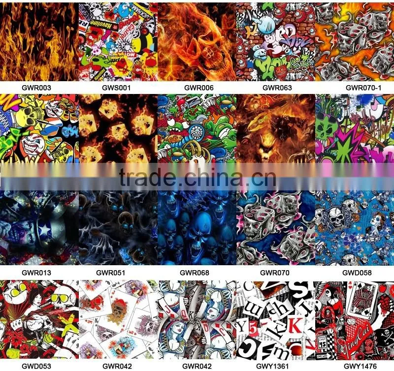 width 50cm GY658 Water Transfer Printing Films/ hydro graphic films carbon fiber pattern film