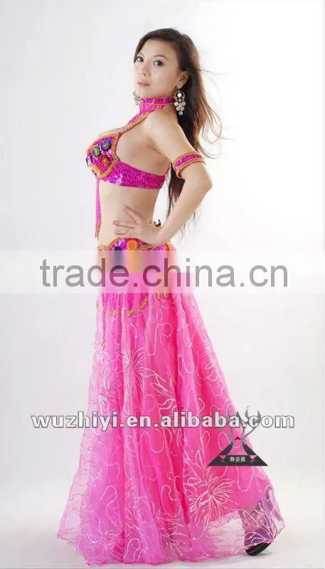 Wholesale cheap belly dancewear belly dance clothing,belly dance gypsy skirt (QC0328)
