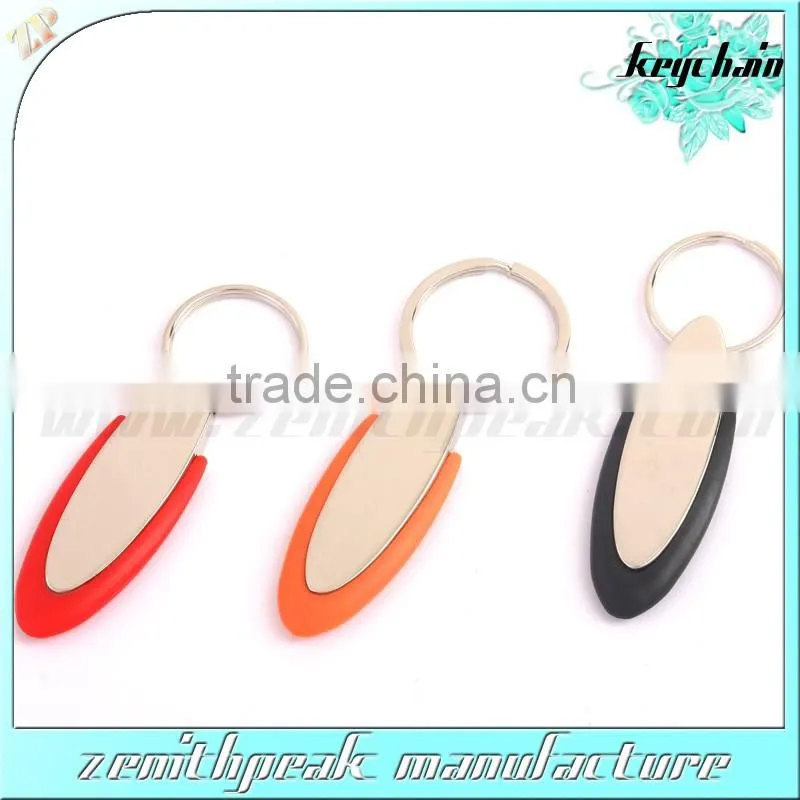 Good quality hard enamel cat keychain custom metal