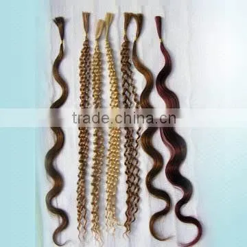 2013 factory price bulk hair extension