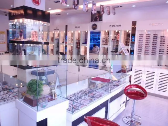 modern optical showcase, eyewear display,glass display showcase