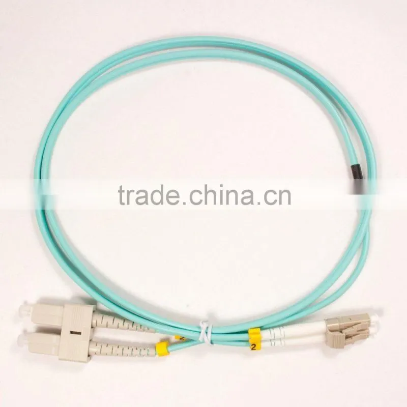 OM3 LC/PC Multimode fiber optical patch cord,lc om3 optical fiber patch cord