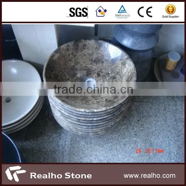 many colors marble sink