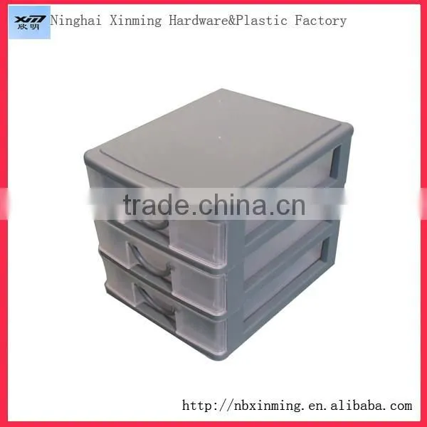 3 drawers business card storage box