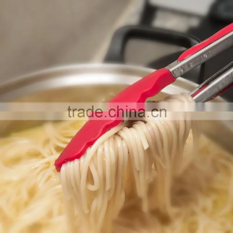OEM Kitchen 304 Silicone Stainless Steel tools Silicone Cooking Utensils
