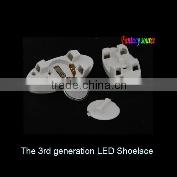 led flashing shoelace with yellow LED