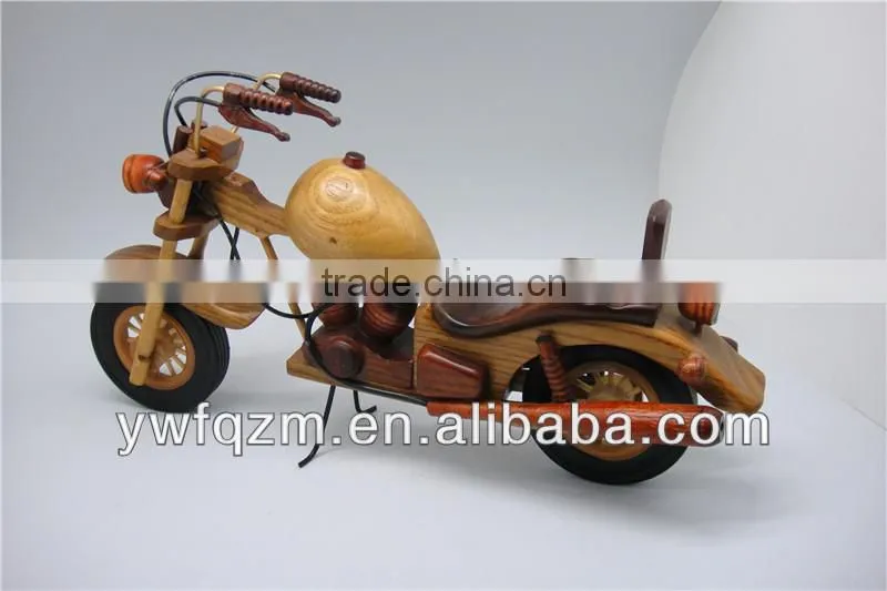 Home Decor Wooden Toy Model Motorcycles Toy
