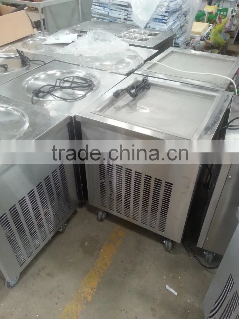 Rolly fried ice cream machine for easy to use with CE