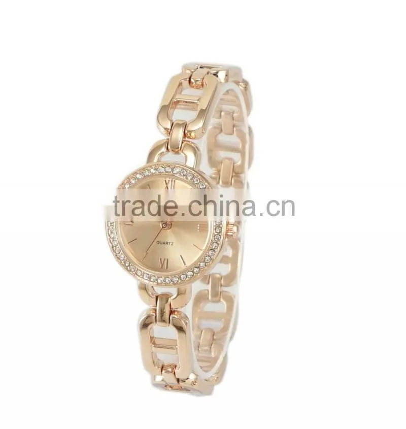 New models leisure style women's chain dress watch amazing sunray dial bright Japan quartz watches woman and girls