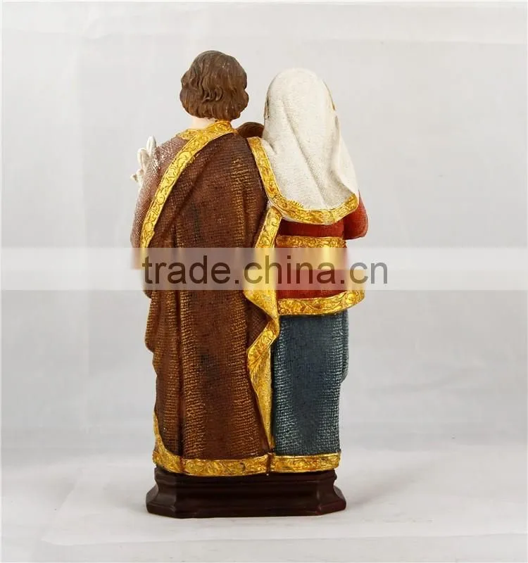 catholic religious holy family statues