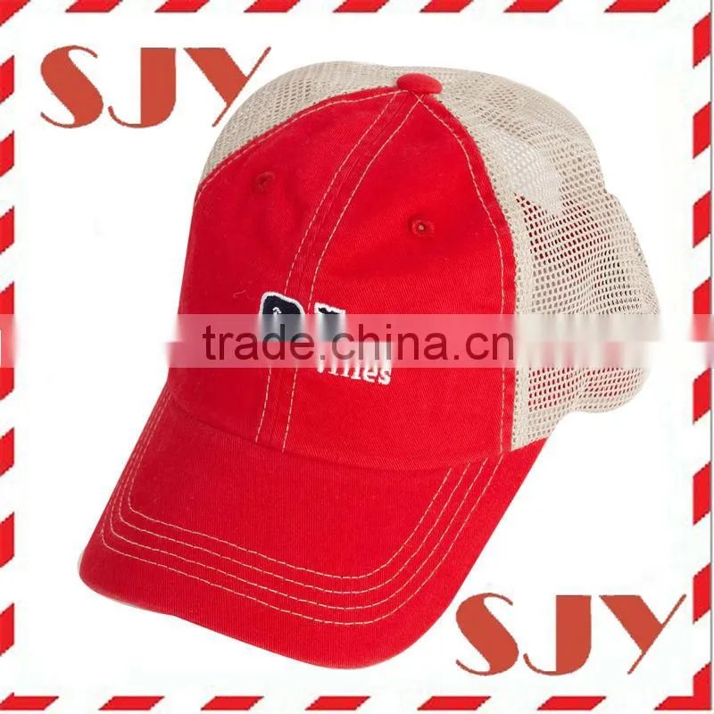 Baseball embroidery fashion mesh trucker custom cap