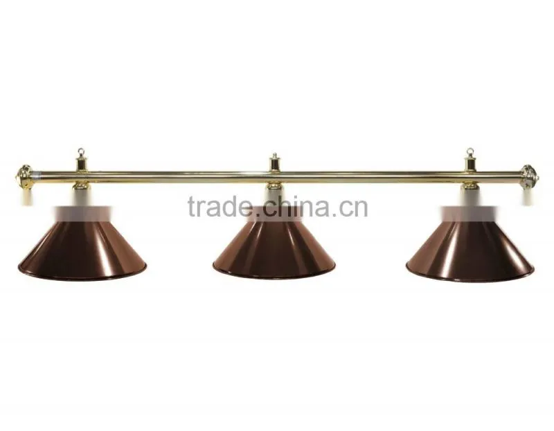 Classic design 3 shades billiard snooker table lamp , pool table light
