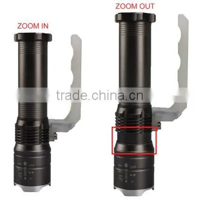 plastic led bulb rechargeable super bright flashlight
