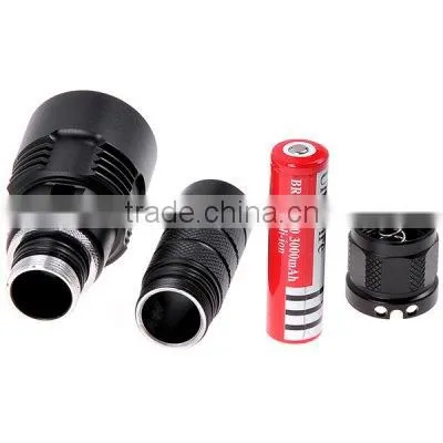 led rechargeable aluminum flashlight