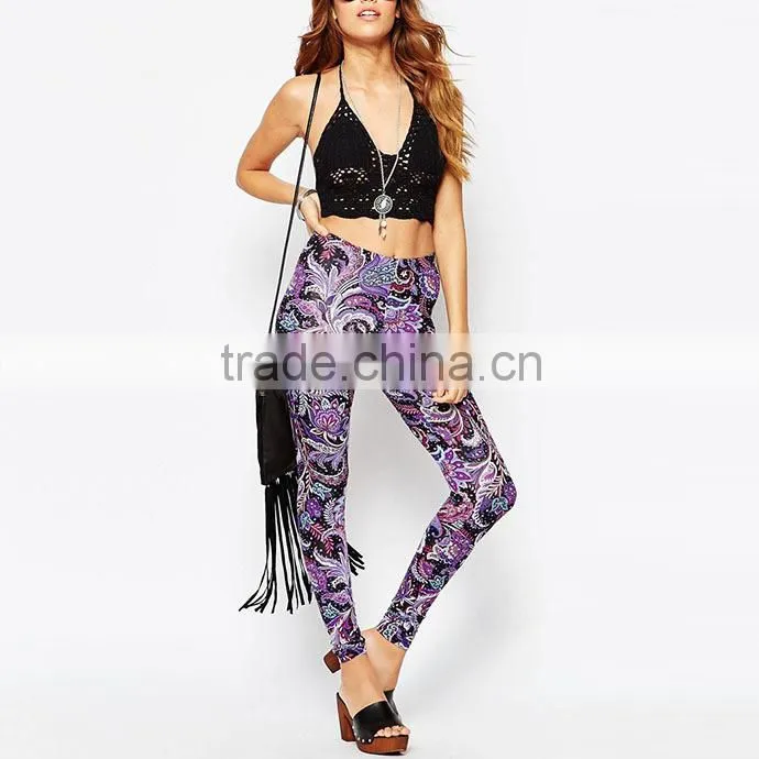 Ltweight stretchy fitness sportswear custom design sublimation seamless yoga pants