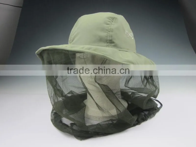 microfiber and mesh anti-mosquito cap