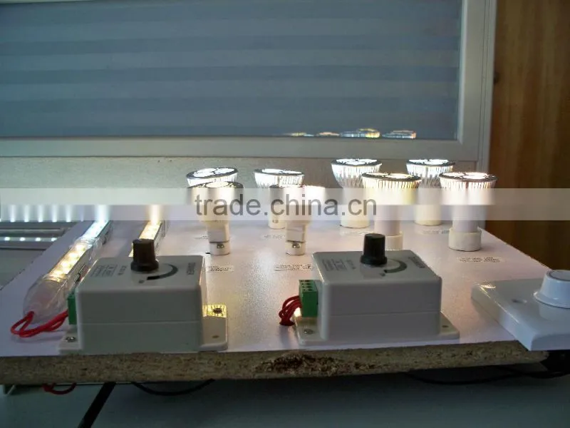 Indoor shop windows 3x1W 3w GU10 Edison dimmable LED spot light