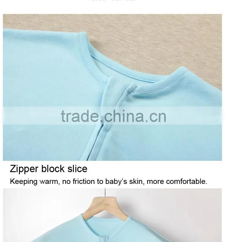 100% cotton anti kicking infant baby short sleeve child foot sleeping ba0g for summer cute lion cartton blue style