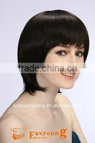 black synthetic wigs, ladies short bob hair cut wigs