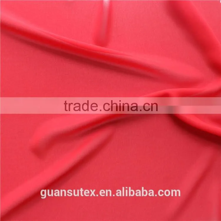 best selling 75D high density chiffon fabric for dress/satin