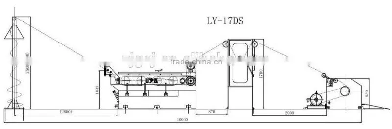 Copper wire drawing machine