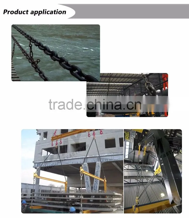 Galvanized DIN 22252 Fishing chain long link lifting chain