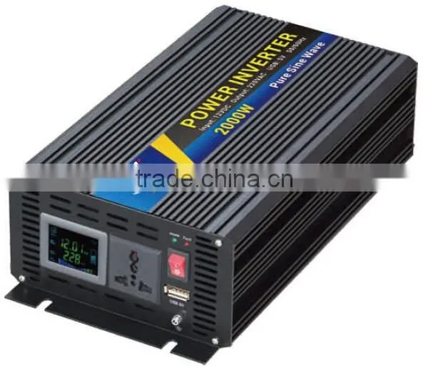 2000w Smart pure sine wave inverter DC24V to AC220V