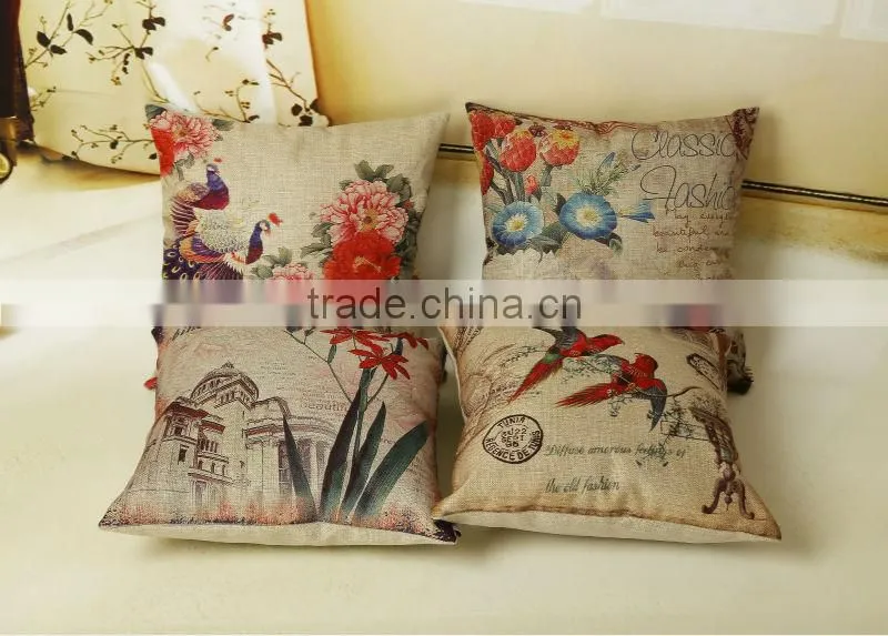 Custom Printed Or Embroidered decorative pillow