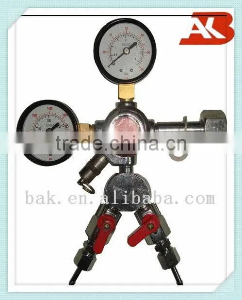 Double gauge-beer primaryCO2 digital regulator