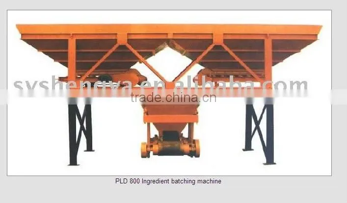 Batching plant PLD800/PLD1200 concrete batching machine