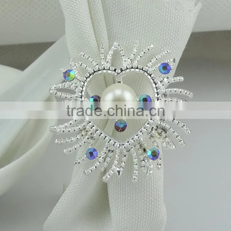 NR026 bulk wholesale jeweled napkin ring