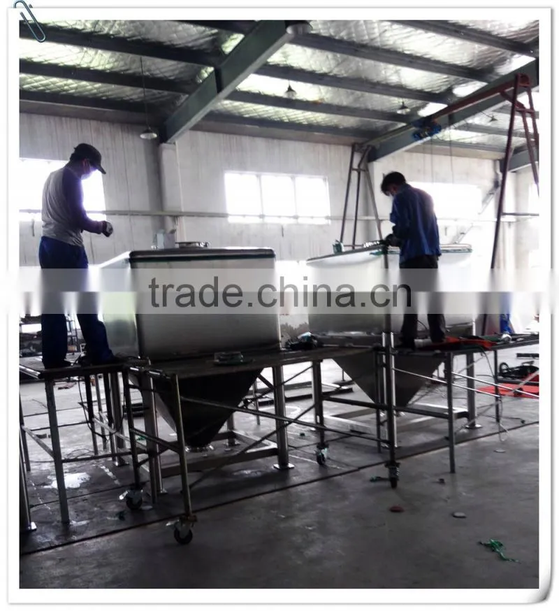 Customized High-qulity Stainless Steel SUS 304 SUS 316L Medical /Mixing Square Hopper / Turnover Hopper